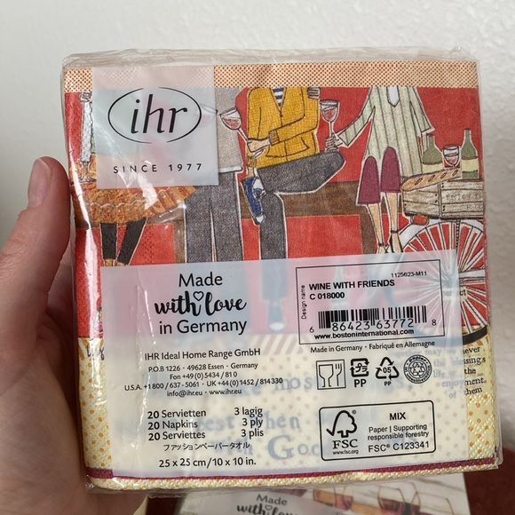 🌼 NWT ihr Ideal Home Range napkin bundle Party Napkins - Picture 7 of 7